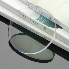 1.74 Anti-blue light aspheric resin lens for myopia astigmatism standard power HMC lenses, drop shipping one piece