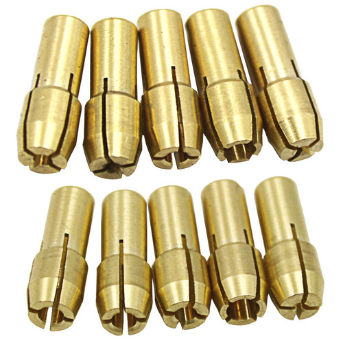 Electric grinding accessories factory price wholesale electric grinding machine three-jaw copper chuck nut 0.5-3.2mm multi-specification copper sandwich