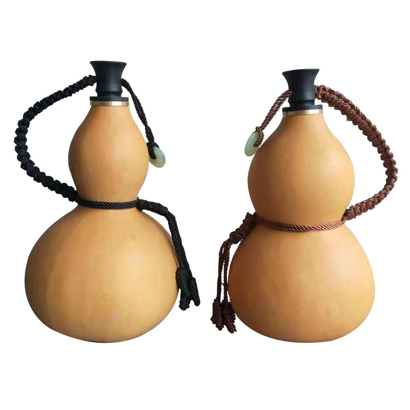 メーカーは天然大中小酒瓢箪の漏れ防止手作り工芸瓢箪酒瓢箪の置物を販売している|undefined
