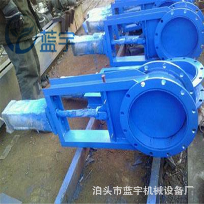 气动三联件方口插板阀600*600平板闸板阀收尘器闸门螺旋闸阀插板