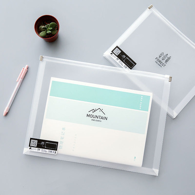 Where gifted YF16-172/173 One earth Zipper bag PVC transparent Pencil bag Simplicity fashion student Storage bag