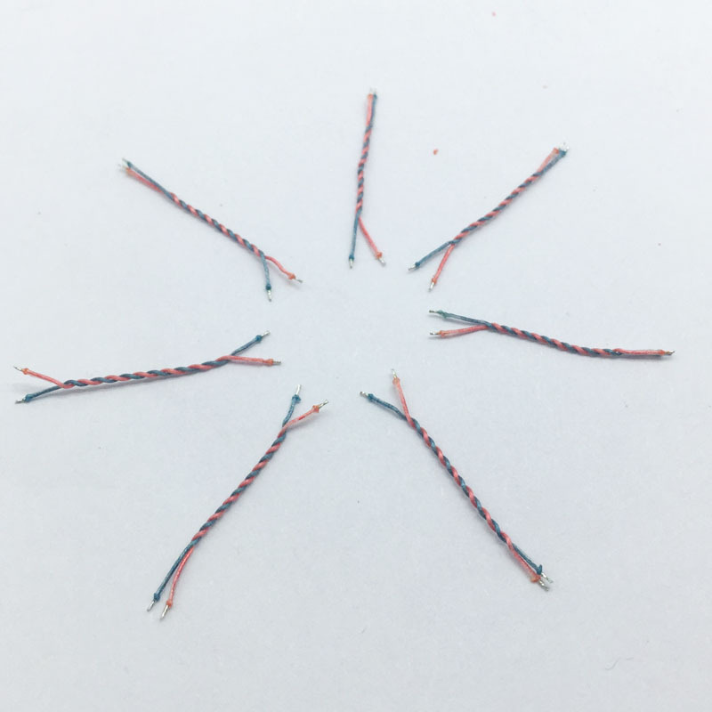 现货供应双绞漆包线绞线0.3/0.5/0.6麻花2芯漆包线玩具灯具连接线