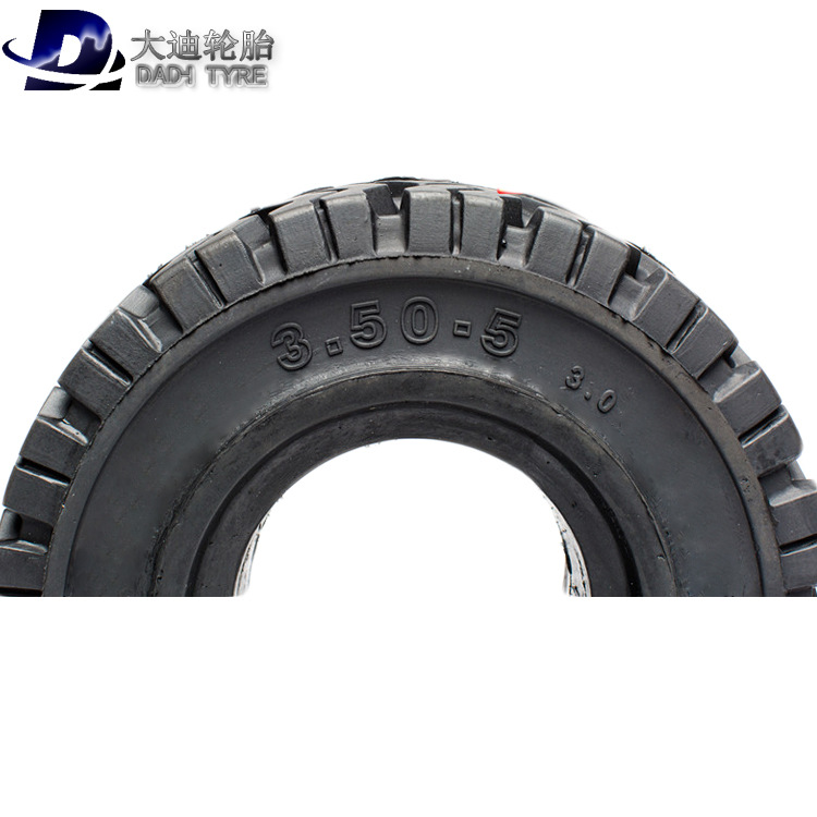 叉车轮胎350-5轮胎充气轮胎拖车轮胎实心轮胎环保轮胎耐磨王扛载