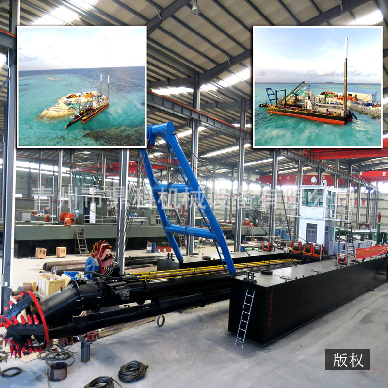 大型绞吸式清淤船出售 铰刀头挖泥船 湖泊环保高效率清淤船厂家