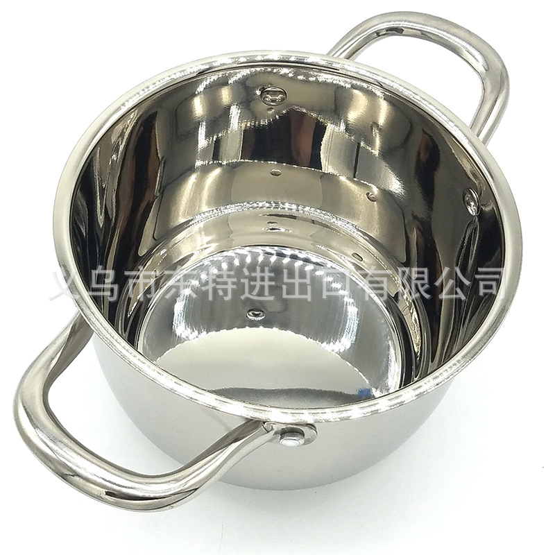 Factory direct sales of stainless steel soup POTS, new composite steel soup POTS, household thickened stewing POTS, high-end gift POTS detail image 8