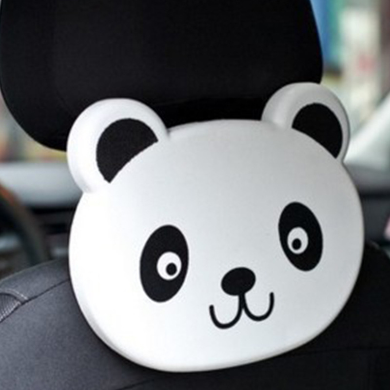 卡通折叠车用小餐桌汽车椅背水杯架小熊 小猪 小猫 4款可选