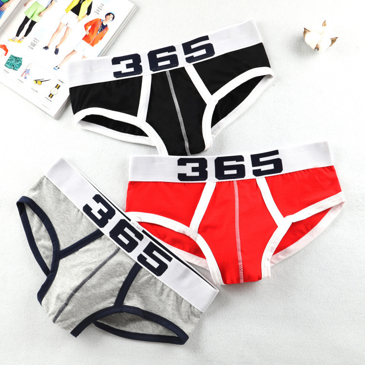 New 365JUNTSEE brand men's underwear low waist sexy wide belt Briefs Factory direct sales