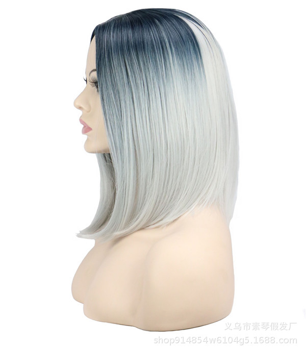 Europe And America Dyed Wig Female Bobo Head Wholesale display picture 5