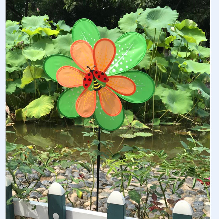 双层布印绿色风飘飘