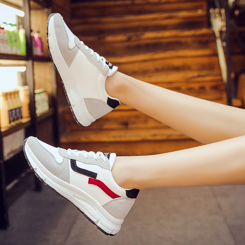 Baskets femme en PU artificiel - Ref 3421258 Image 3