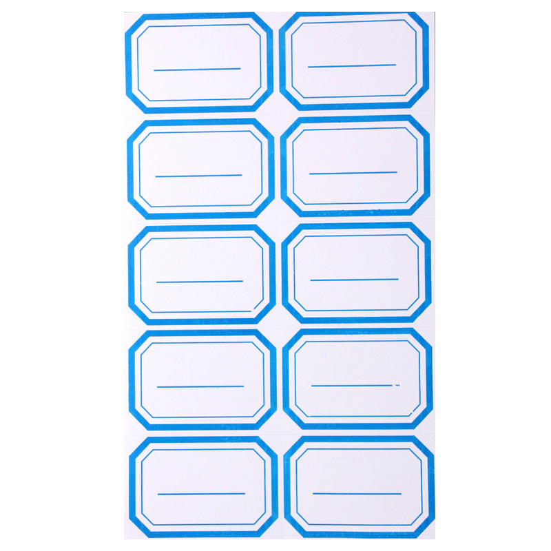 标签贴纸2*5 记号贴 手写不干胶 价格标贴纸5CM*7CM|ms
