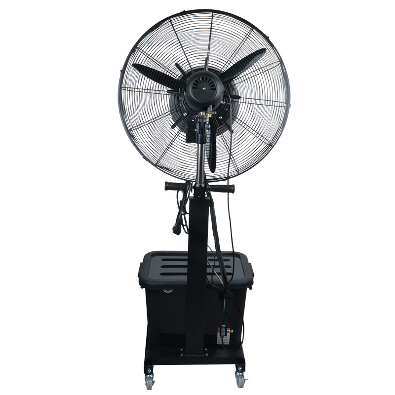 现货工业移动加湿喷雾风机风扇家用水雾电风扇学生宿舍落地扇