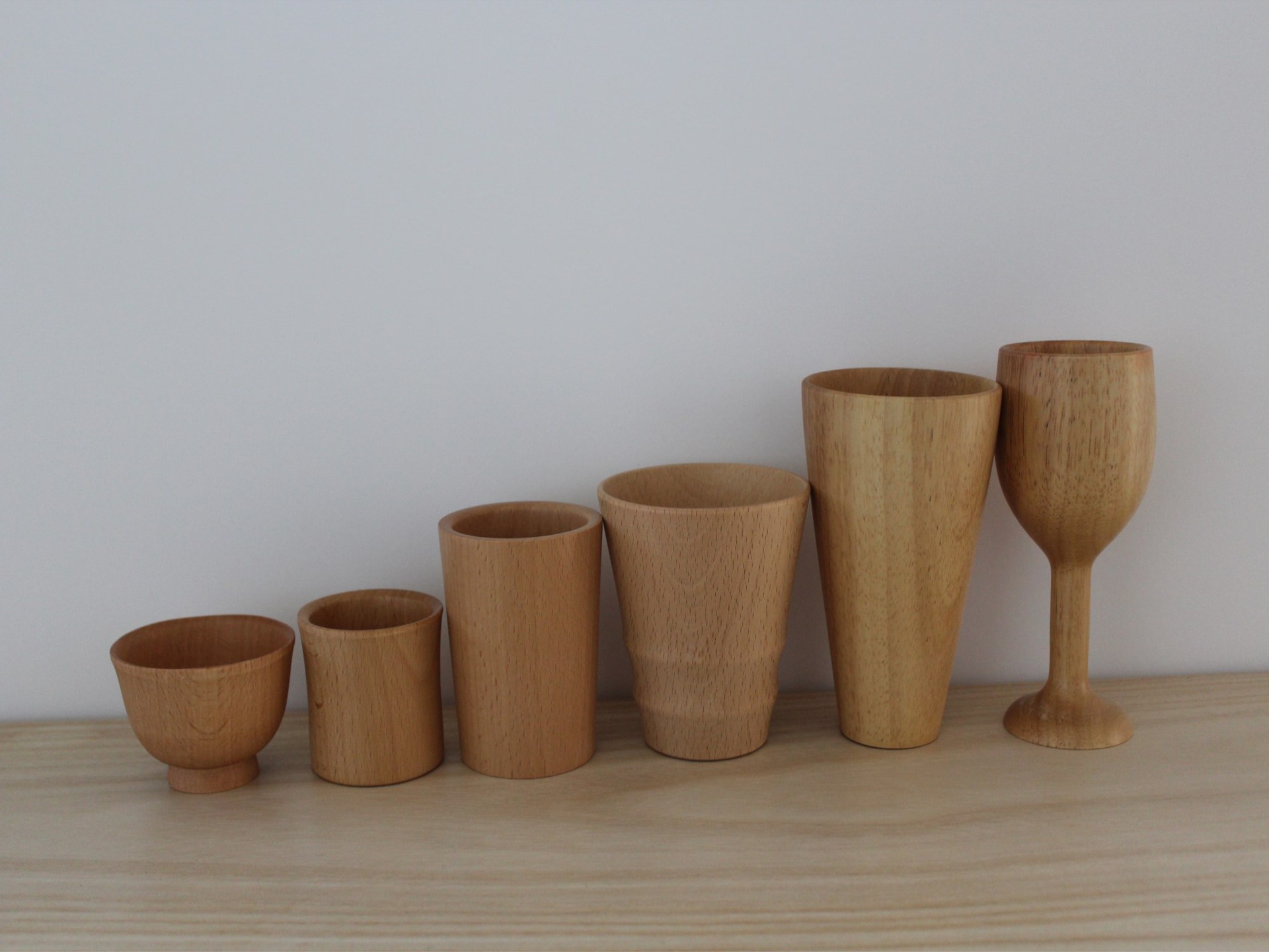 木制创意咖啡杯 榉木日式杯子咖啡杯 厨具杯子