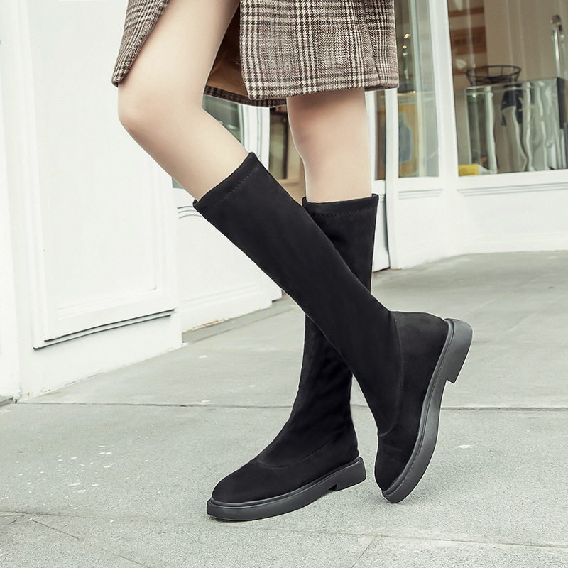 Bottes femme en Daim - Ref 3355003 Image 1