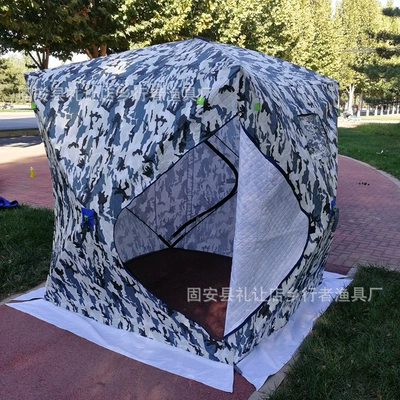 tent winter fishing tent: Çadırlar - cotton-snow-camouflage-2x-2x-2-m-3-4-people