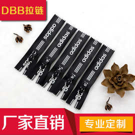 户外防水拉链 韩版丝印字母  热转印 丝印logo防水拉链