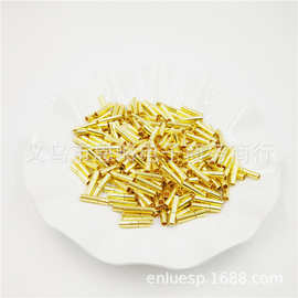 牛皮绳金色铜插扣项链扣手工皮绳手链扣内径 DIY3mm手链胶扣