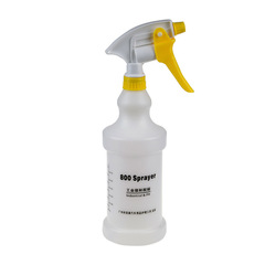 Car Wash Industrial Acid-Base Corrosion-Resistant 800ml Plastic Spray Bottle, Vehicle Cleaning Tool Cleanser Refill Bottle