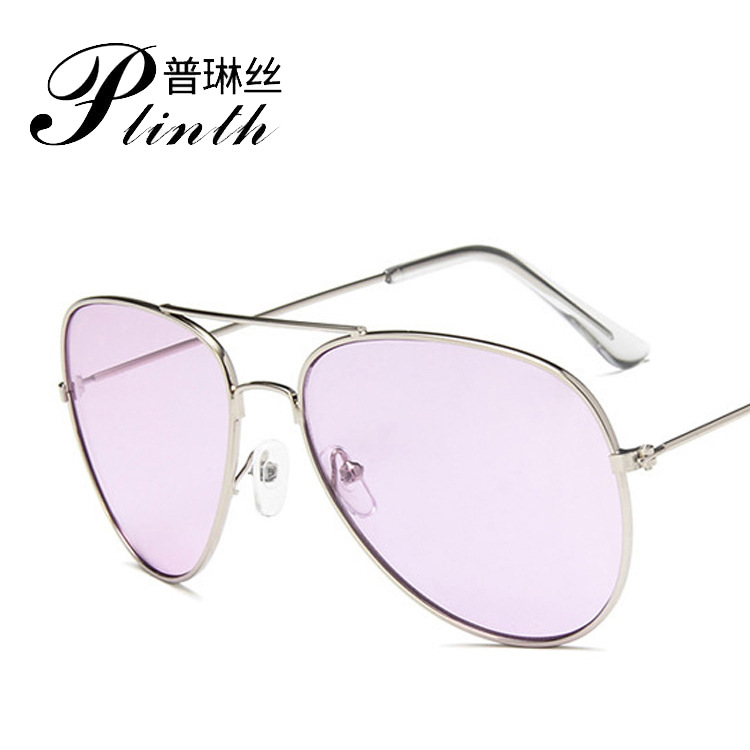 Cross-border supply 2018 fashion transparent marine sunglasses retro sunglasses jelly sunglasses 3026