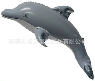 充气鲨鱼玩具 PVC充气鲸鱼 PVC吹气儿童玩具 充气动作模型