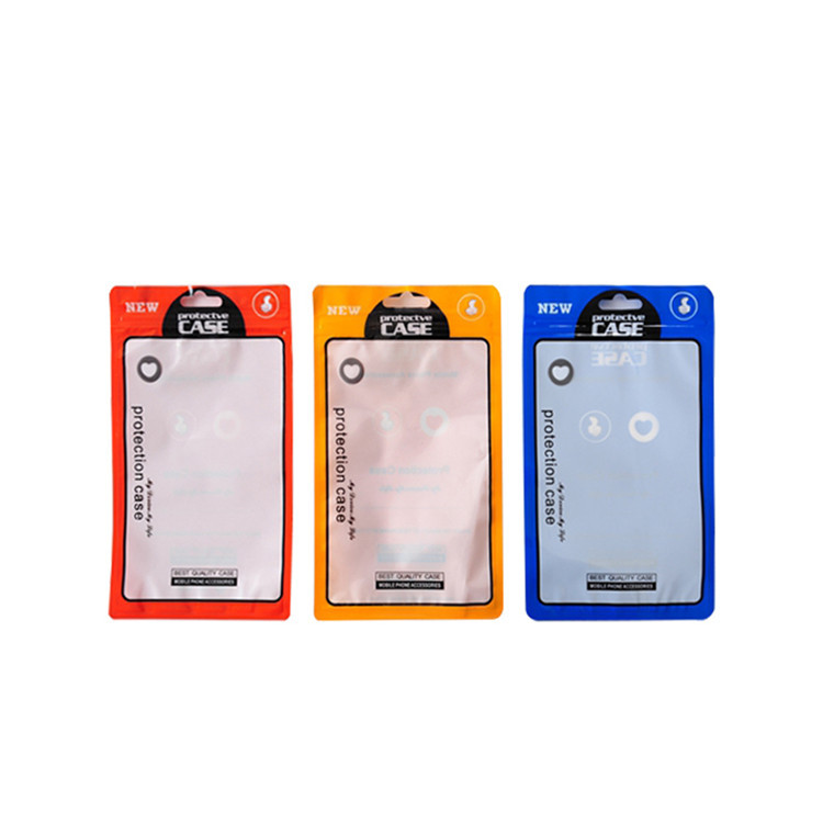 现货case手机壳包装袋自封口彩色珠光袋半透明塑料袋数码配件