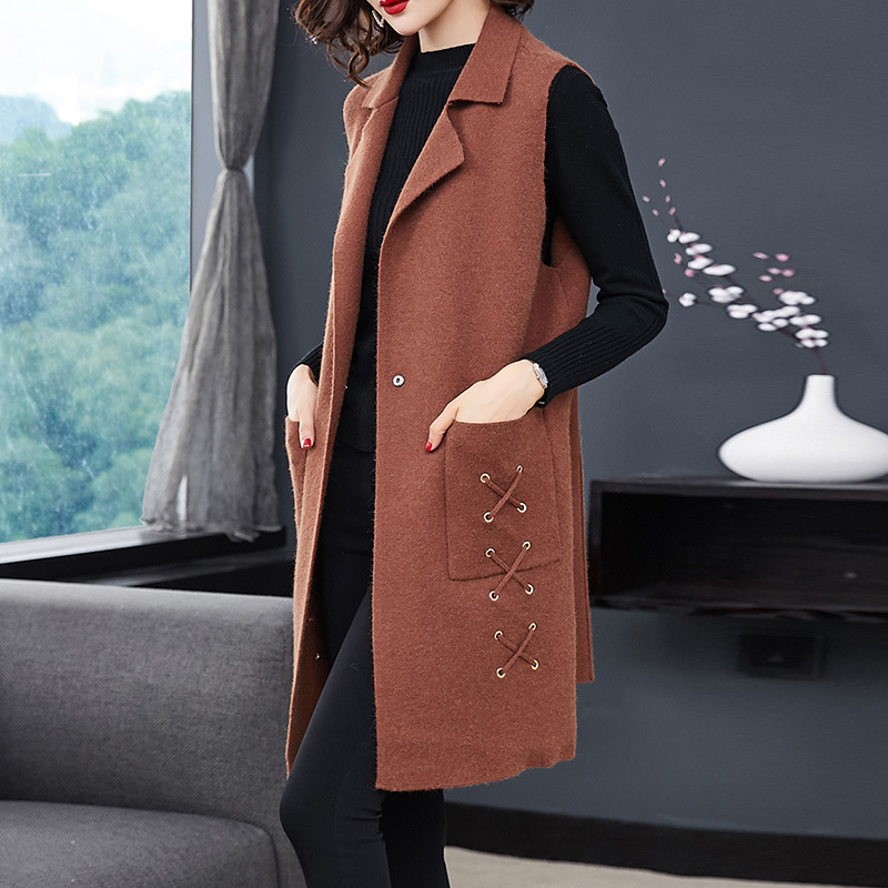 Gilet femme HIRONDELLE CHRYSALIDE en Tricot - Ref 3316342 Image 1