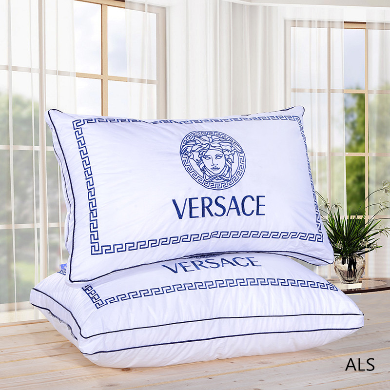 厂家直销尊贵立体全棉枕头 超柔高回弹羽丝绒枕芯 纯棉酒店宾馆