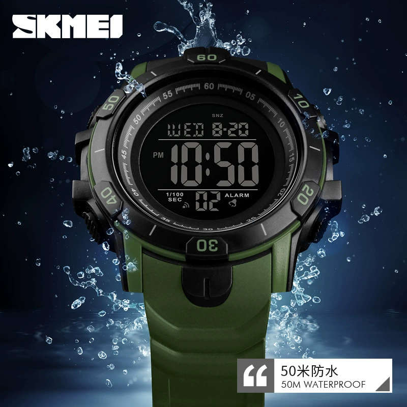 时刻美 Travel sports fashionable digital watch for leisure, universal swiss watch