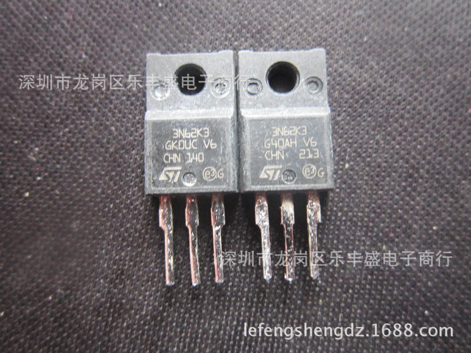 3N62K3 STF3N62K3 拆机ST N通道 MOSFET TO-220F 2.7A 620V