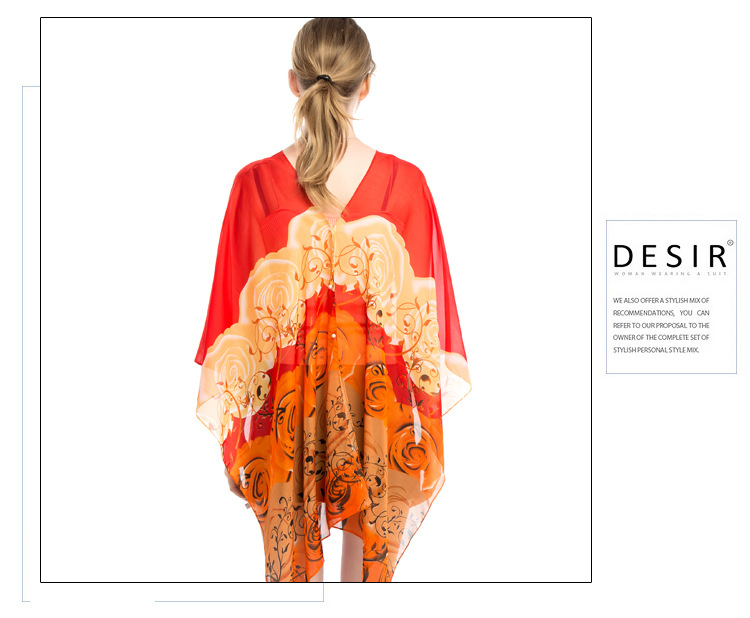 珍珠扣披肩 夏季防晒围巾厂家 女士围巾披肩