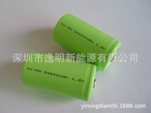 镍氢电池1号D型NI-MH D4000mAh 1.2V手电筒煤气炉消防泵设备电池