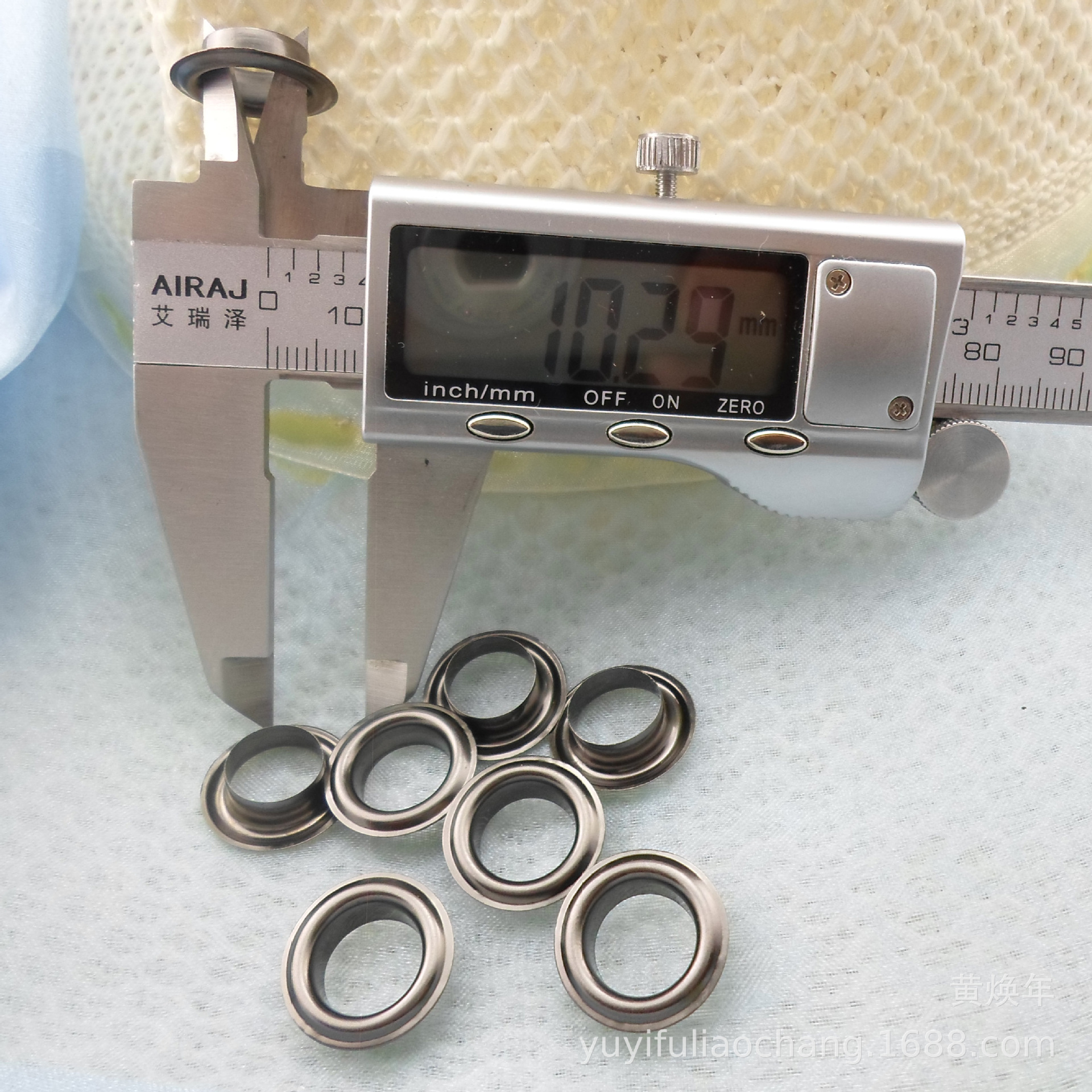 外16.5×内径10×高5MM压边鸡眼 皮带扣眼鞋眼吊牌孔文件袋气眼