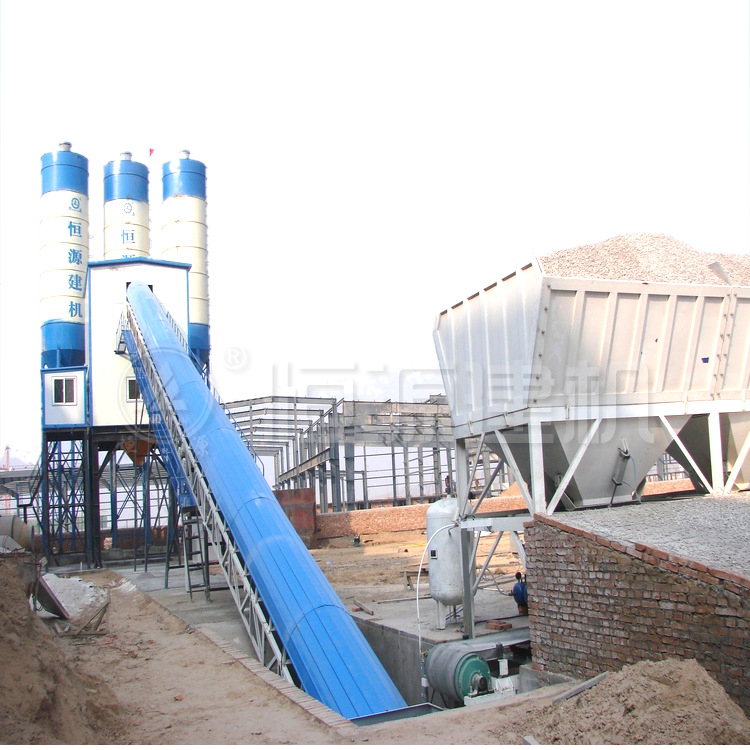 伊春90混凝土搅拌站 混凝土搅拌设备厂家现货 大型双90搅拌站价格