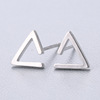 Universal earrings, silver needle, simple and elegant design, silver 925 sample