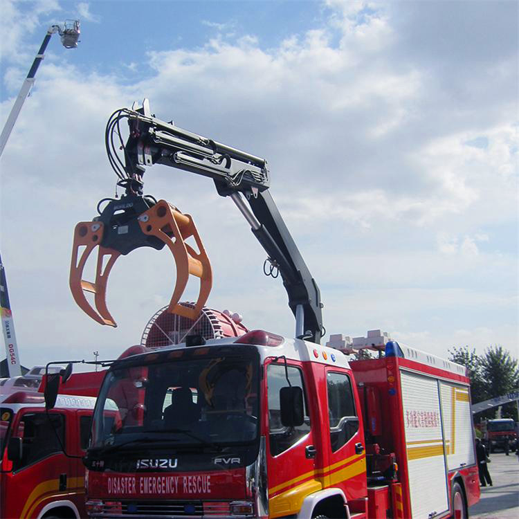 抓木机 直臂随车吊改装辅具 林业起重机