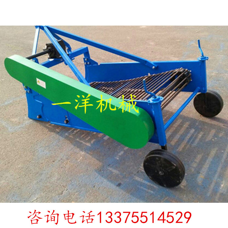 四轮拖拉机后置马铃薯红薯收获机 刨薯机 挖薯机胡萝卜大蒜收获机