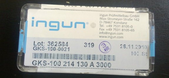 探针Ingun GKS-100 302 150 A 1500 各种规格 询价