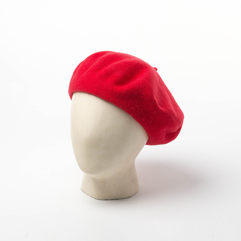 New European and American style woolen woolen large-sized berets for autumn and winter men and women, size L flower cap and painter cap, casual, fashionable and warm pic 18