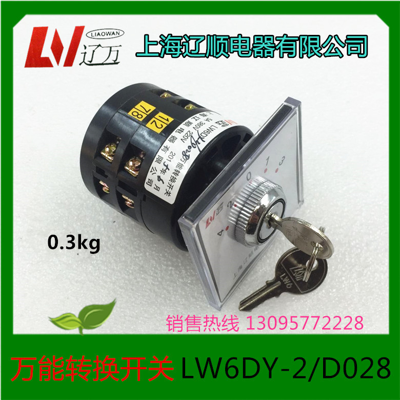 厂家批发万能转换开关LW6DY-2/D028机床带锁电源切断开关10A 定制
