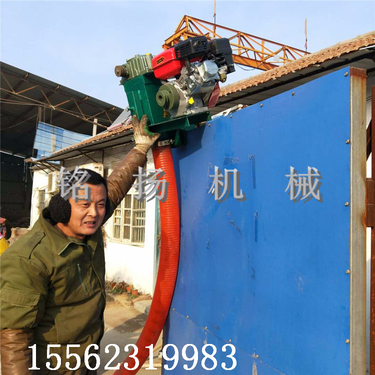 山东定做汽油吸沙机 软管加长吸料机 大豆装车吸粮机