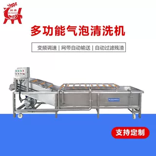 大型菜叶去毛发清洗设备 全自动商用 净菜果蔬加工设备价格