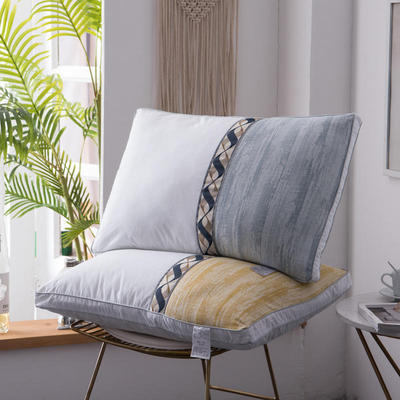 Manufactor Direct selling wholesale Neck protection height Cotton three-dimensional Pillow core series hotel household High elastic