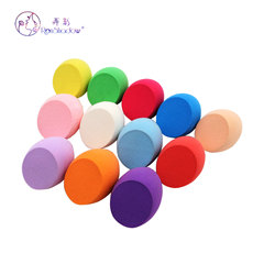 大斜切粉撲 乳膠 橄欖型斜切粉撲 乾濕兩用粉撲 ronshadow 弄影