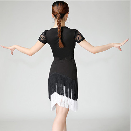 Ballet Dance Skirt New Adult Half Body Skirt Women Fringe Set Square Dance Modern Dance Skirt Irregular Skirt