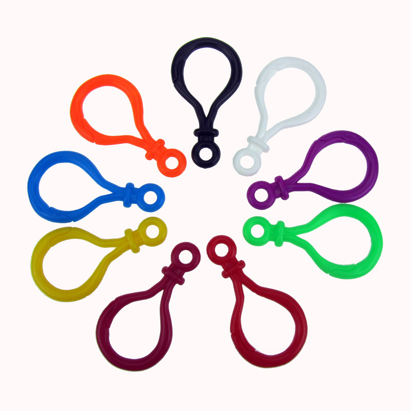 新品圓形環保挂鈎塑料 燈泡扣 公仔玩具DIY 飾品挂扣 廠家直銷