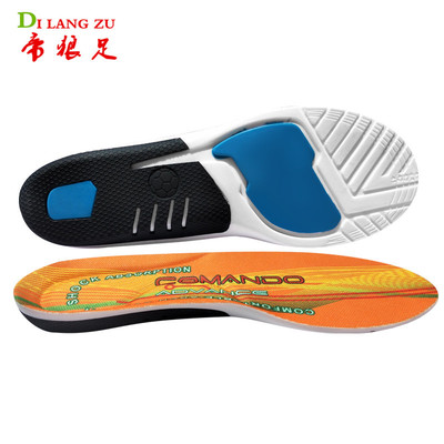 运动鞋垫硅胶减震透气PU足弓支撑鞋垫足弓垫外贸缓解跟腱炎后跟垫|ru