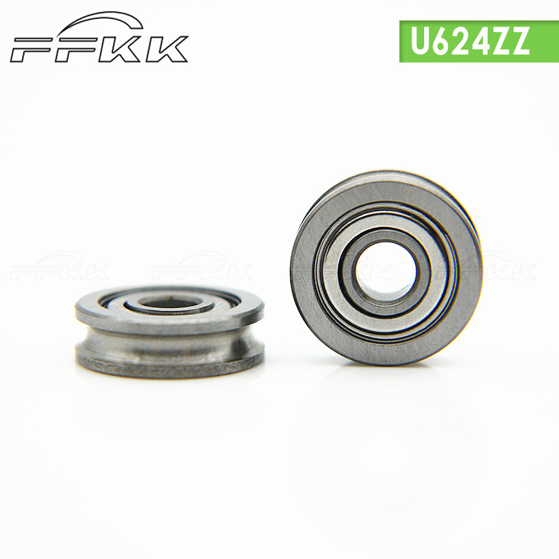 供应U型滑轮轴承u624zz 4x13x7 尺寸精密 厂家直供
