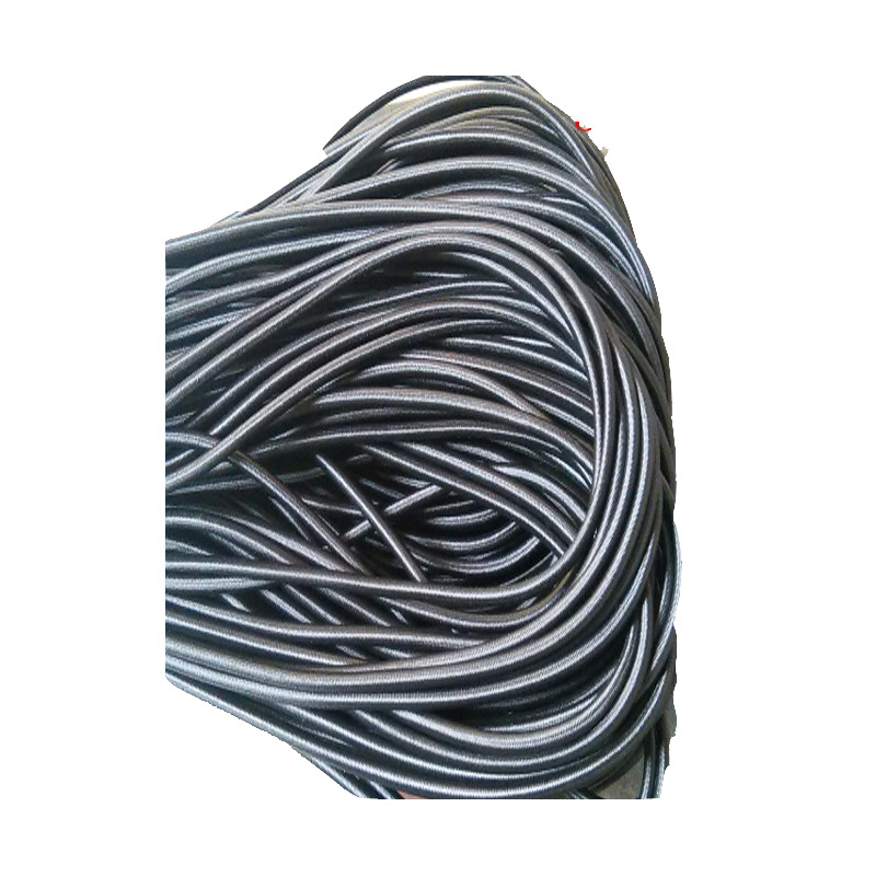 批發休閑戶外用品運動裝備皮劃艇配件圓橡膠1米  6毫米黑色彈力繩