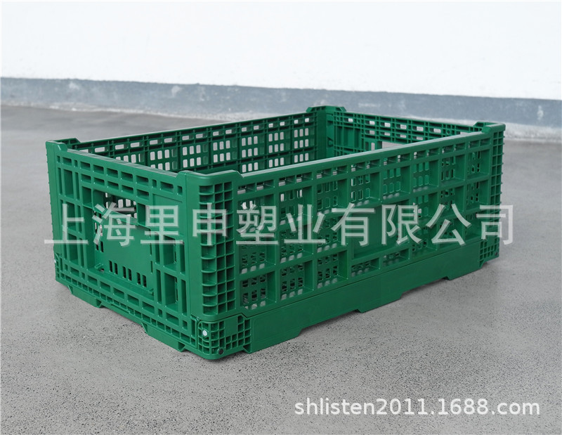 600*400*220折叠周转箱 搬运箱 塑料网格周转箱 周转筐 塑料胶箱