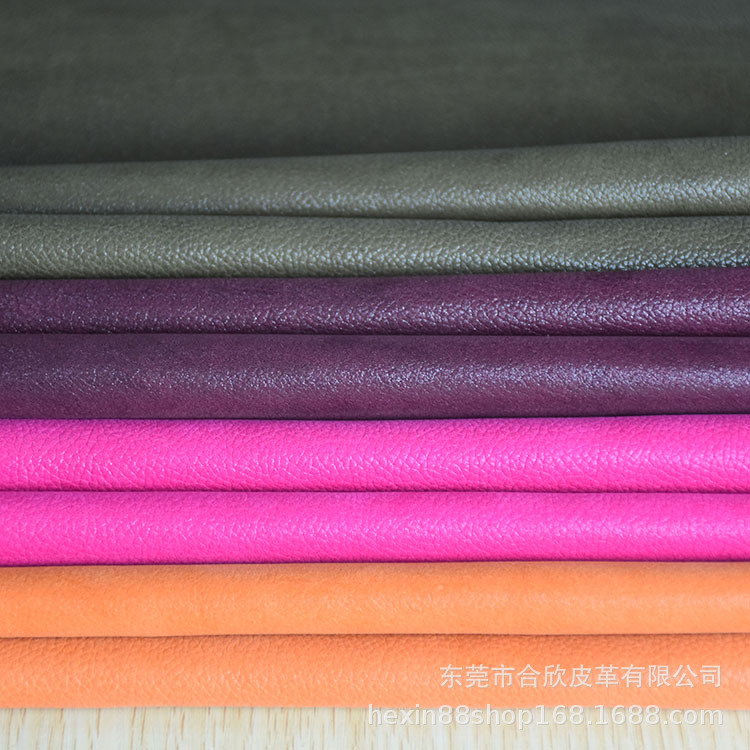 珠光荔枝纹磨砂真皮皮革 头层珠光磨砂牛皮现货荔枝纹磨砂牛皮